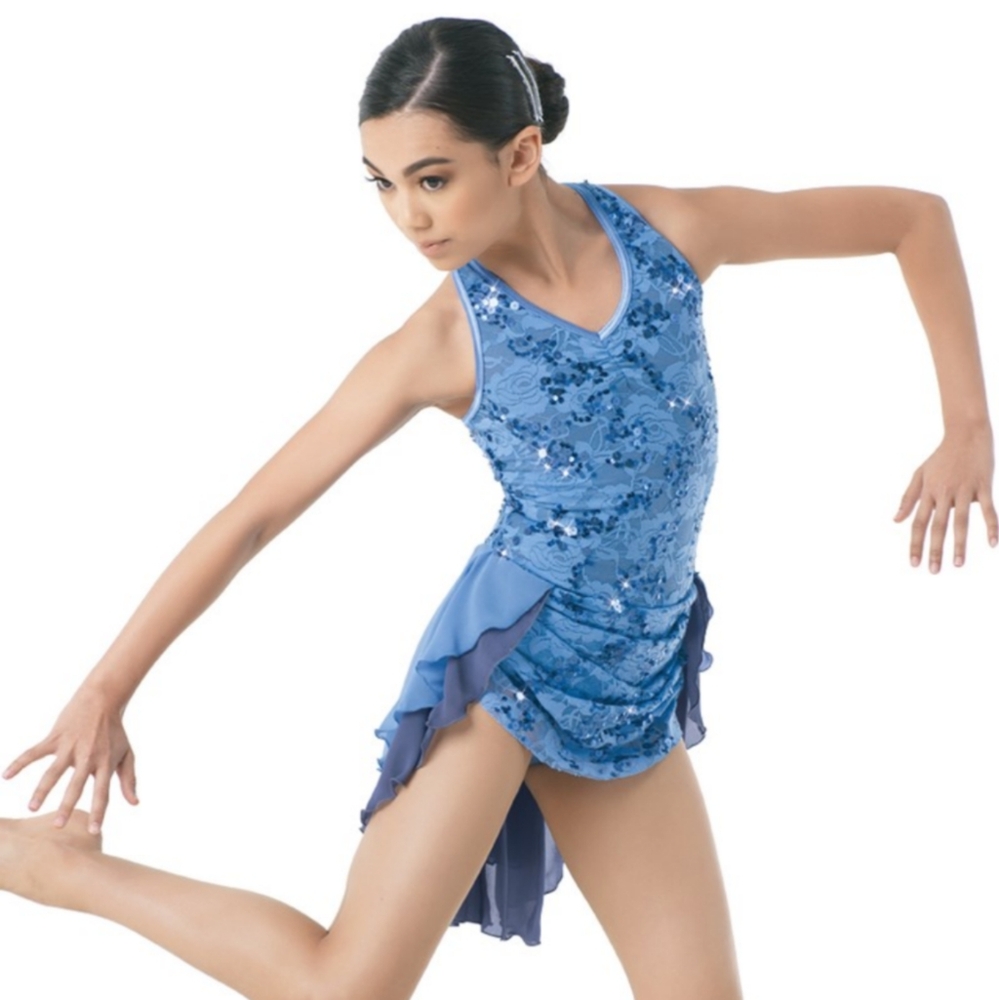 Weissman blue ballet and lyrical costume in an adult small. Excellent condition.